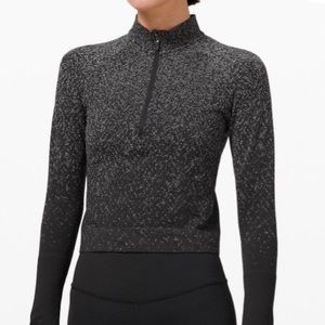 Lululemon Rest Less Cropped 1/2 Zip